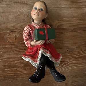 RARE Vintage Candy Design Norway Girl Shelf Sitter Figurine
